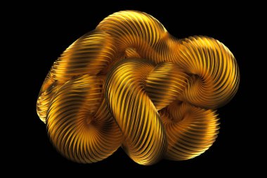 Güzel altın arka plan. 3d görüntüleme, 3d illüstrasyon.