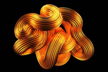 Güzel altın arka plan. 3d görüntüleme, 3d illüstrasyon.