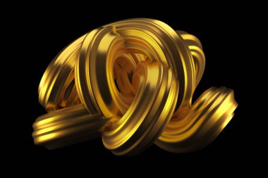 Güzel altın arka plan. 3d görüntüleme, 3d illüstrasyon.