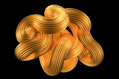 Güzel altın arka plan. 3d görüntüleme, 3d illüstrasyon.