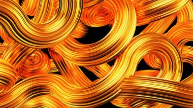 Güzel altın arka plan. 3d görüntüleme, 3d illüstrasyon.