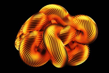 Güzel altın arka plan. 3d görüntüleme, 3d illüstrasyon.