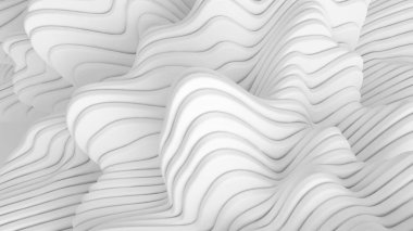 Çizgileri olan beyaz bir arka plan. 3d görüntüleme, 3d illüstrasyon.