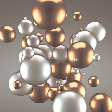 Neşeli, pozitif, taşaklı, parlak sarı bir arka plan. 3d görüntüleme, 3d illüstrasyon.