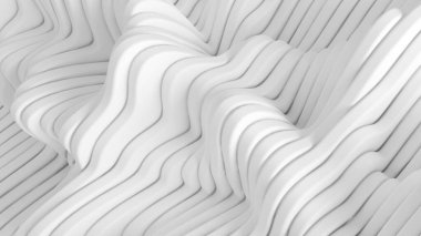 Çizgileri olan beyaz bir arka plan. 3d görüntüleme, 3d illüstrasyon.