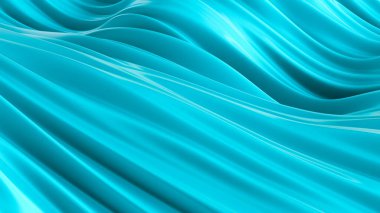 Güzel yeşil turkuaz arka plan. 3d görüntüleme, 3d illüstrasyon.