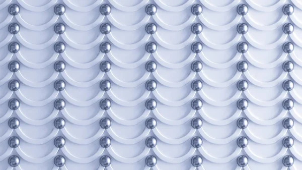 Architektoniczny Wewnętrzny Wzór Niebiesko Metalowa Ściana Renderowanie Ilustracja — Zdjęcie stockowe