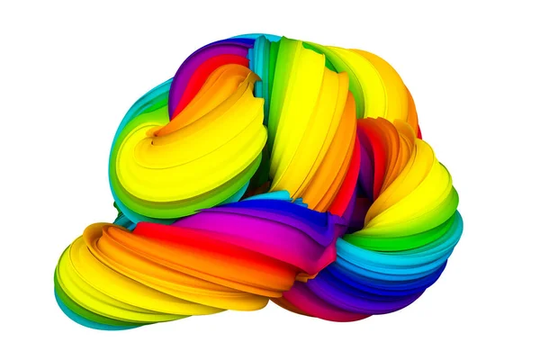 Абстрактна Веселка Візуалізація Ілюстрація — стокове фото