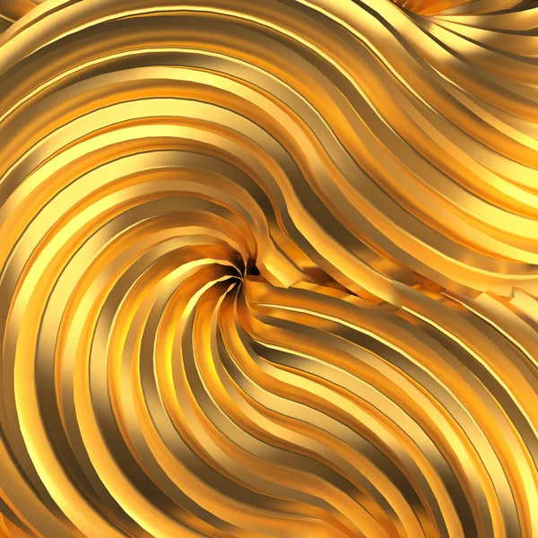 Beautiful Golden Background Rendering Illustration — Stock Photo, Image