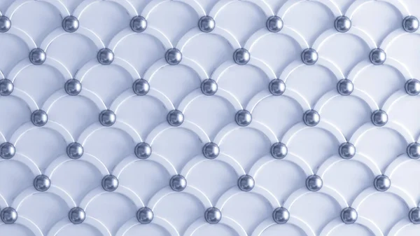 Patrón Arquitectónico Interior Pared Textura Azul Metal Representación Ilustración —  Fotos de Stock