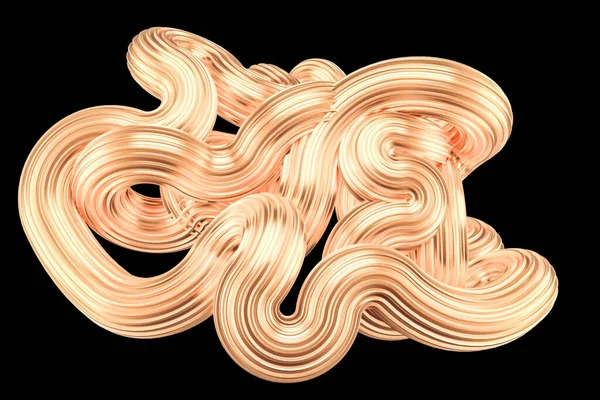 Güzel altın arka plan. 3d görüntüleme, 3d illüstrasyon.