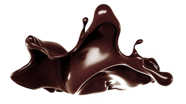 Chorrito Chocolate Representación Ilustración — Foto de Stock