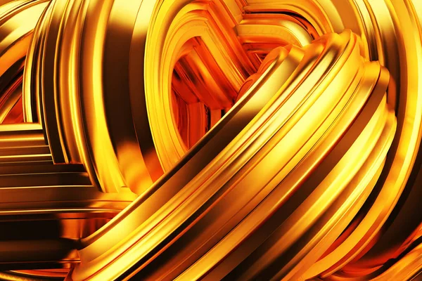 Güzel altın arka plan. 3d görüntüleme, 3d illüstrasyon.