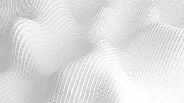 Sfondo Bianco Con Linee Rendering Illustrazione — Foto Stock