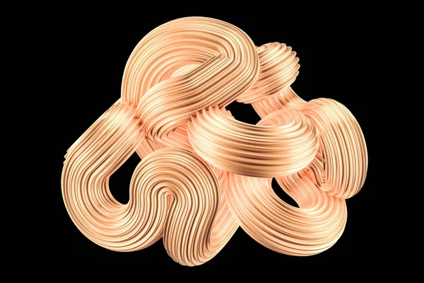 Güzel altın arka plan. 3d görüntüleme, 3d illüstrasyon.