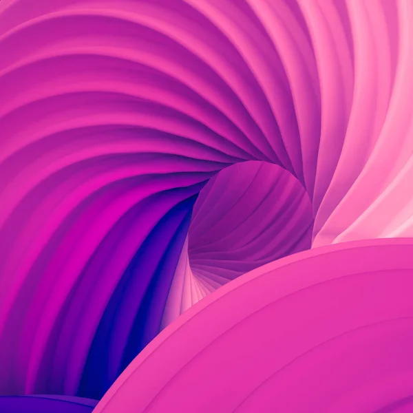 抽象的な形状と虹色と美しい明るい正の背景 3Dレンダリング 3Dイラスト — ストック写真
