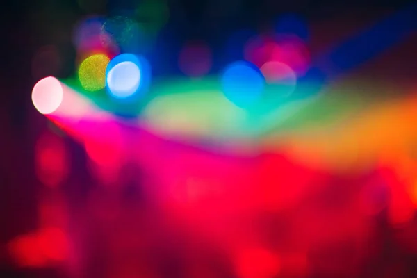 Красочный боке-фон с размытым светом ночью. Концепция фестивальных огней, таких как Diwali — стоковое фото