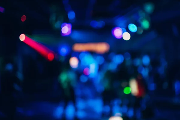 Bokeh odaklanmış bulanık ışık ile renkli arkaplan — Stok fotoğraf
