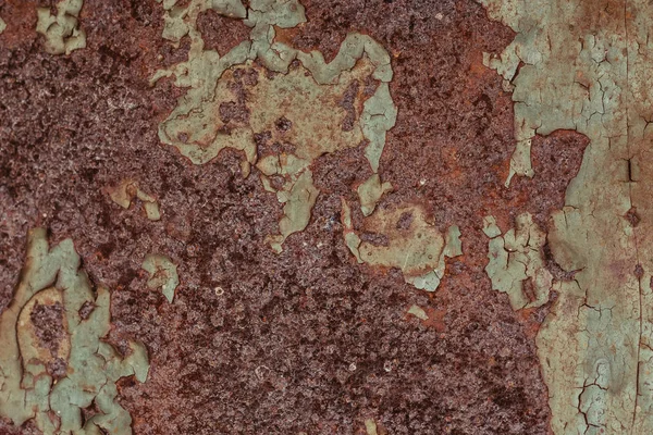 Texture de vieux métal rouillé avec corrosion — Photo
