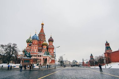 St basils cathedral red square, Moskova, Rusya