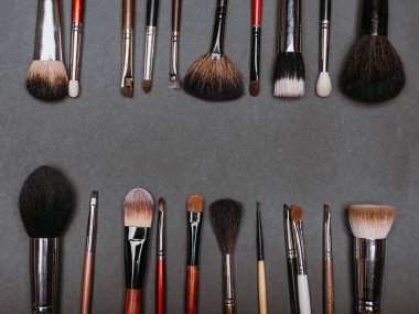 makyaj fırça göz ve yüz cilt için ayarla