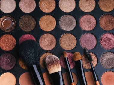 makyaj fırça set ve profesyonel Far Paleti