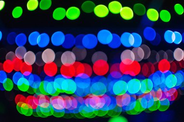 çok renkli bokeh ile bulanık soyut arka plan