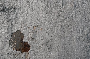 boya peeling ile çatlaklar ile metal doku