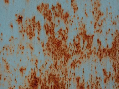 Korozyon ile eski paslı metal doku