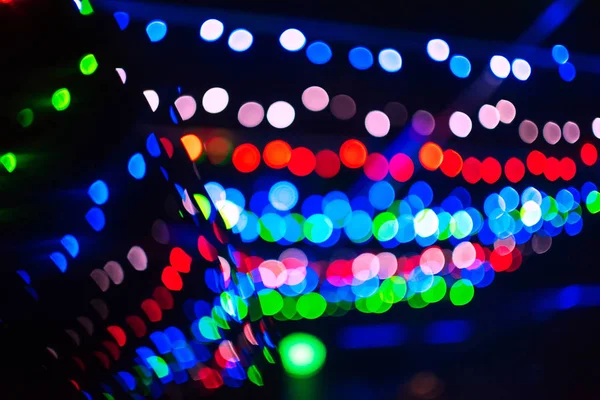 Blurred abstract background with colorful bright bokeh — Stock Photo, Image