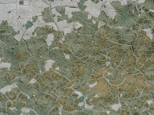 Textura da parede de concreto velho com tinta rachada — Fotografia de Stock