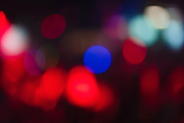 Sfondo bokeh colorato con luci sfocate sfocate — Foto Stock