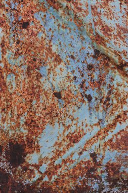 korozyona ve bpaint ile eski paslı metal doku