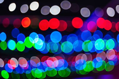 Yuvarlak renkli bokeh ile renkli soyut arkaplan