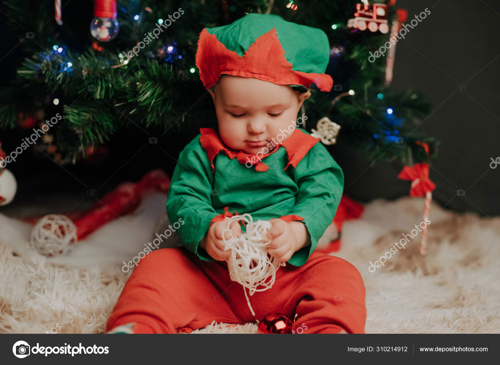 elf costume baby boy