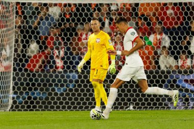 Lukasz Skorupski ve Jan Bednarek, Hollanda ve Polonya milli takımları arasında oynanan 2026 Dünya Kupası ön eleme maçında görüldü (Maciej Rogowski / Ball Raw Images)
