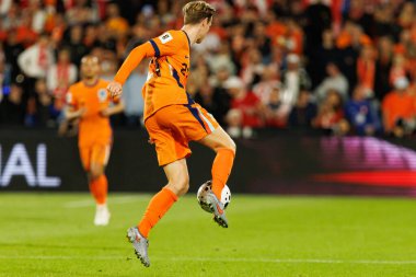 Hollanda ve Polonya milli takımları arasında oynanan Dünya Kupası 2026 Avrupa ön eleme maçında Frenkie De Jong görüldü (Maciej Rogowski / Ball Raw Images)