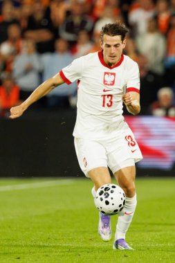 Jakub Kaminski, Hollanda ve Polonya milli takımları arasında oynanan 2026 Dünya Kupası ön eleme maçında görüldü (Maciej Rogowski / Ball Raw Images)