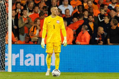 Lukasz Skorupski, Hollanda ve Polonya milli takımları arasında oynanan Dünya Kupası 2026 Avrupa ön eleme maçında görüldü (Maciej Rogowski / Ball Raw Images)