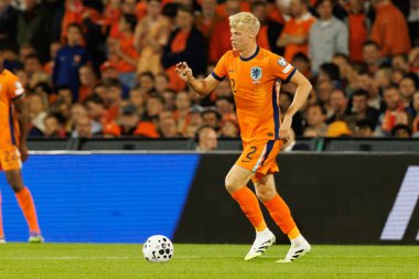 Jan Paul van Hecke, Hollanda ve Polonya milli takımları arasında oynanan 2026 Dünya Kupası ön eleme maçında görüldü (Maciej Rogowski / Ball Raw Images)