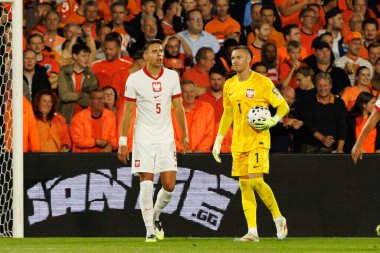 Lukasz Skorupski, Hollanda ve Polonya milli takımları arasında oynanan Dünya Kupası 2026 Avrupa ön eleme maçında görüldü (Maciej Rogowski / Ball Raw Images)