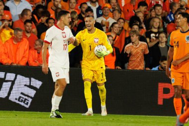 Lukasz Skorupski, Hollanda ve Polonya milli takımları arasında oynanan Dünya Kupası 2026 Avrupa ön eleme maçında görüldü (Maciej Rogowski / Ball Raw Images)