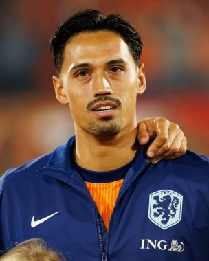 Tijjani Reijnders, Hollanda ve Polonya milli takımları arasında oynanan Dünya Kupası 2026 Avrupa ön eleme maçında görüldü (Maciej Rogowski / Ball Raw Images)