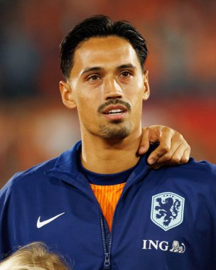 Tijjani Reijnders, Hollanda ve Polonya milli takımları arasında oynanan Dünya Kupası 2026 Avrupa ön eleme maçında görüldü (Maciej Rogowski / Ball Raw Images)