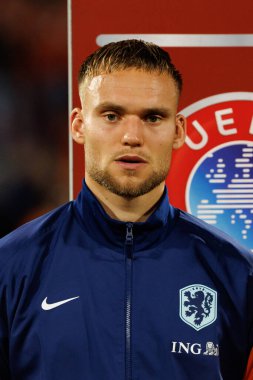 Bart Verbruggen, Hollanda ve Polonya milli takımları arasında oynanan 2026 Dünya Kupası ön eleme maçında görüldü (Maciej Rogowski / Ball Raw Images)