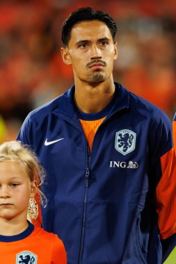 Tijjani Reijnders, Hollanda ve Polonya milli takımları arasında oynanan Dünya Kupası 2026 Avrupa ön eleme maçında görüldü (Maciej Rogowski / Ball Raw Images)