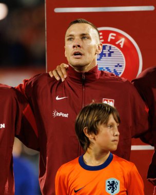 Lukasz Skorupski, Hollanda ve Polonya milli takımları arasında oynanan Dünya Kupası 2026 Avrupa ön eleme maçında görüldü (Maciej Rogowski / Ball Raw Images)