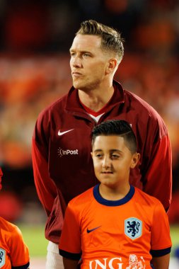 Piotr Zielinski, Hollanda ve Polonya milli takımları arasında oynanan Dünya Kupası 2026 Avrupa ön eleme maçında görüldü (Maciej Rogowski / Ball Raw Images)