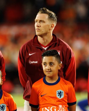 Piotr Zielinski, Hollanda ve Polonya milli takımları arasında oynanan Dünya Kupası 2026 Avrupa ön eleme maçında görüldü (Maciej Rogowski / Ball Raw Images)