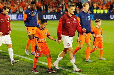 Piotr Zielinski, Hollanda ve Polonya milli takımları arasında oynanan Dünya Kupası 2026 Avrupa ön eleme maçında görüldü (Maciej Rogowski / Ball Raw Images)